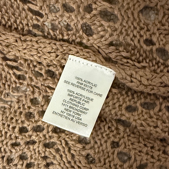 Brown Crochet Long Cardigan - Picture 5 of 5
